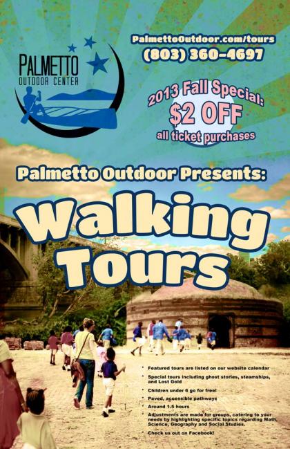 Palmetto Outdoor Walking Tours Flyer