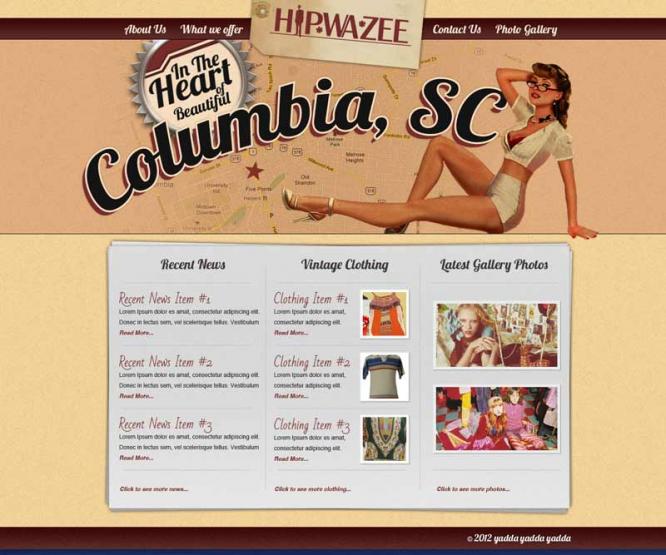 HipWaZee web design