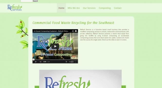 Refresh Services Website Design